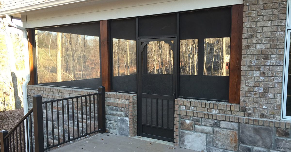 Black Aluminum Screen Doors by PCA Products PCA Products