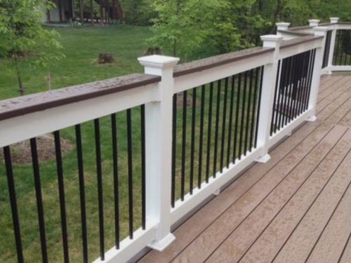 Tuxedo Style Deck Railing Straight