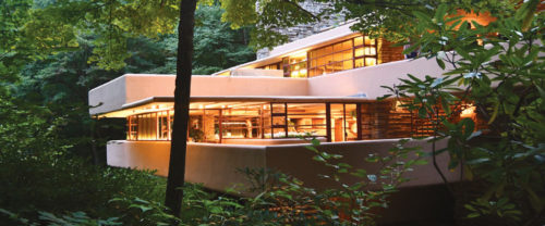 Ftt 4416 Fallingwater Twilight Tour2018 House Dusk 082518 952X396