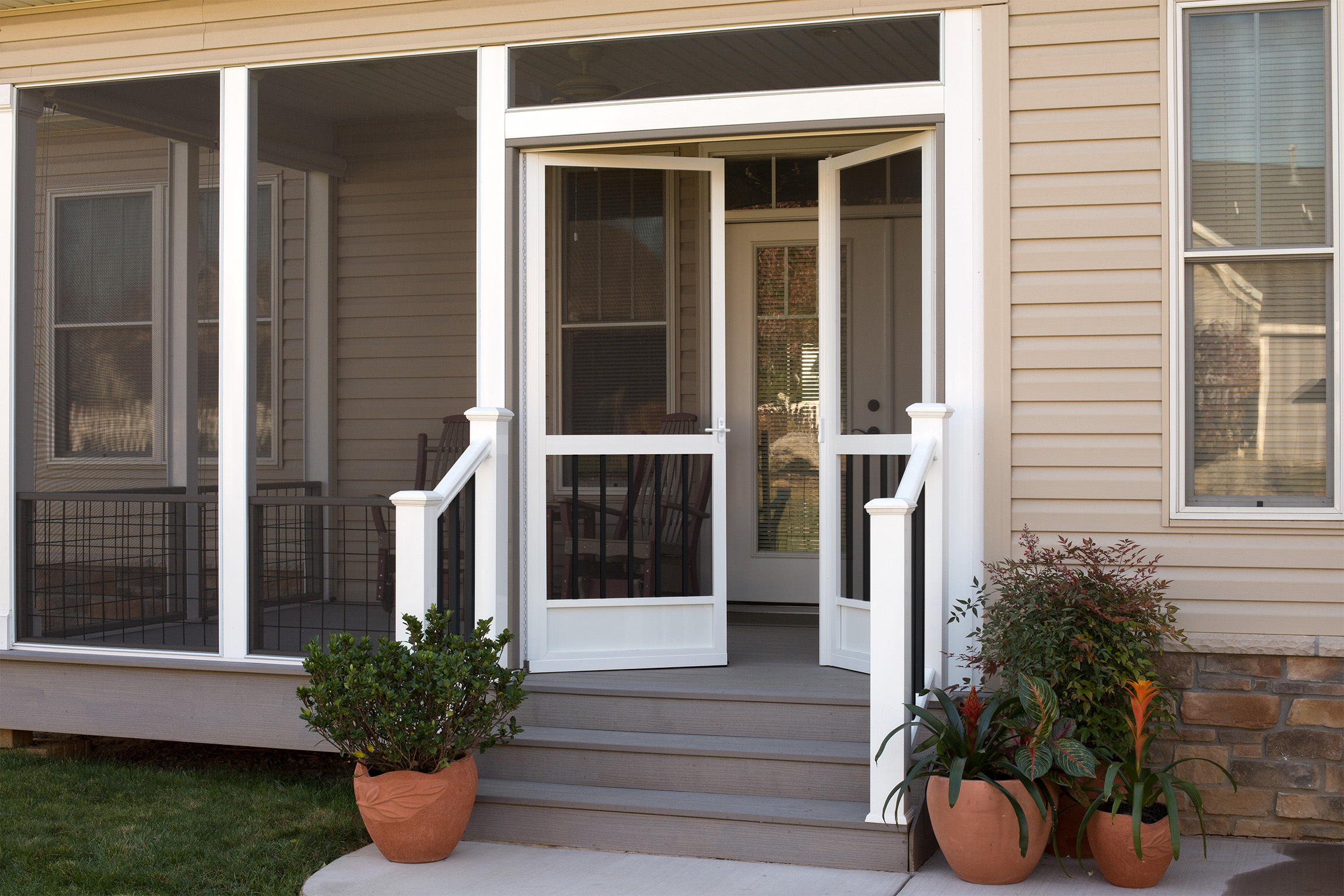 PCA Custom French & Double Screen Doors for Entrances PCA Products