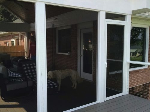 A110 Still Waters No Kick Plate White Dog