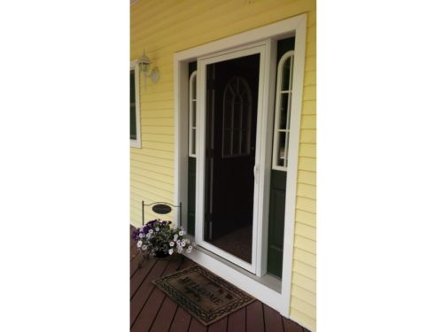 A110 Still Waters No Kick Plate White Entry Open Door