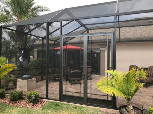 French Door Pool Cage