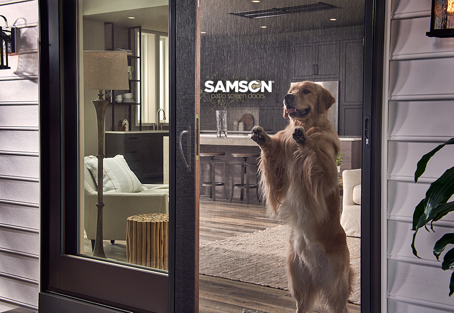 Samson Bronze Sliding Screen Door