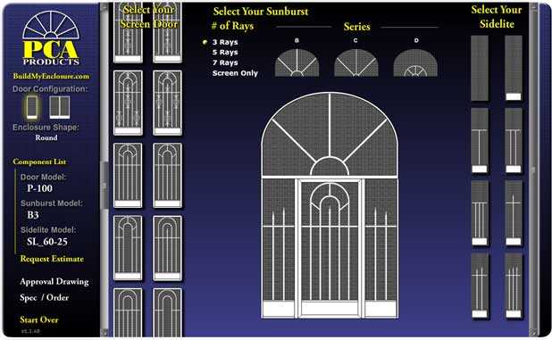 tallahassee front screen door custom