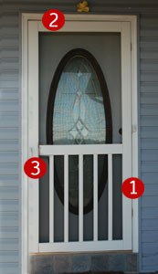 aluminum screen doors 